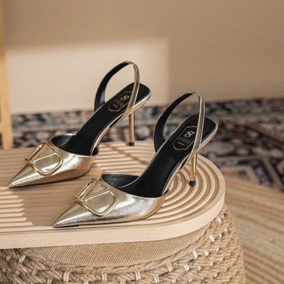 Giày Cao Gót Mũi Nhọn Thời Trang Dành Cho Nữ / Size 34-39