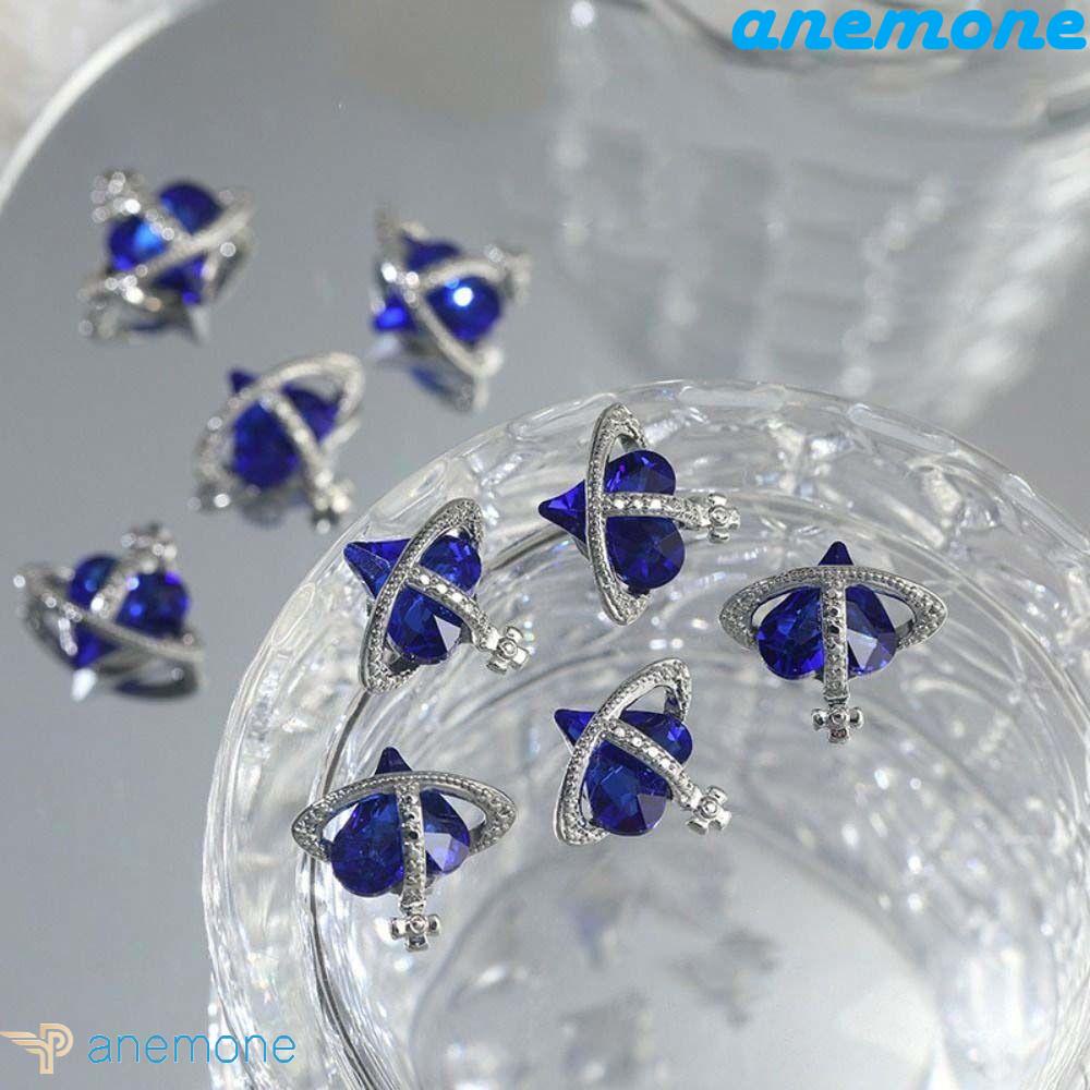 Đá Kim Cương Giả Hình Hành Tinh Cực Quang Nhiều Kích Cỡ Trang Trí Móng Tay Cho Nữ