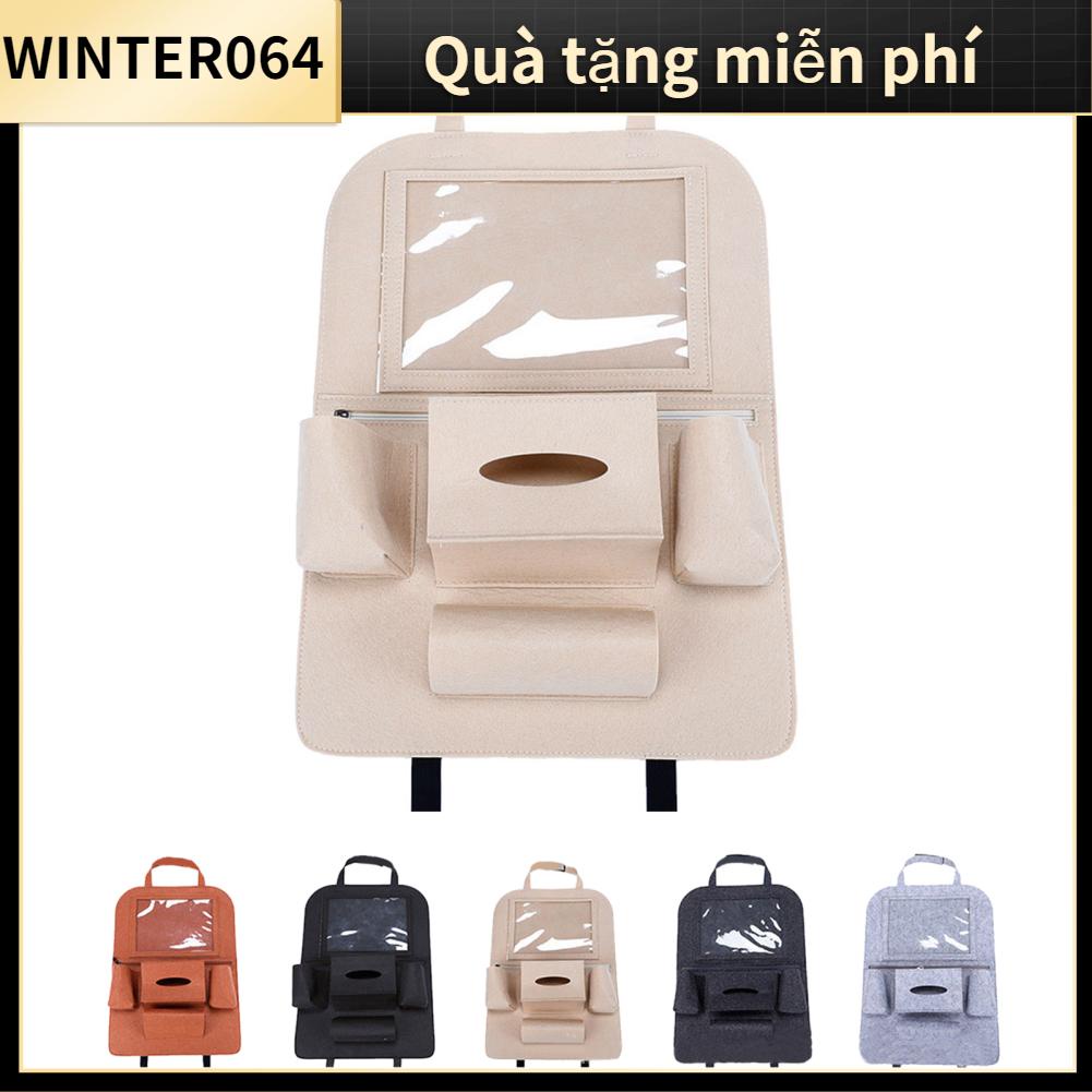 Winter064 Ghế Sau Ô Tô Tổ Chức Vải Không Dệt 40X55 Cm Túi Bảo Quản Hàng Đa Năng Có Thể Giặt Cho Điện Thoại Chai Mô