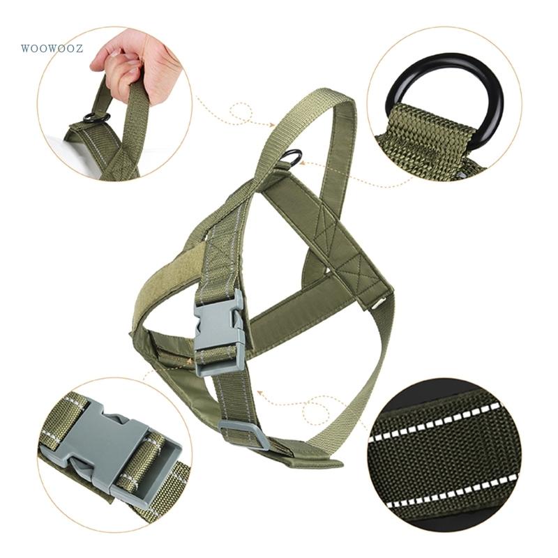 Dây Dắt Chó Phản Quang Không Kéo Có Tay Cầm Tiện Dụng