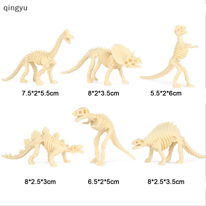 Set 12 Mô Hình Xương Khủng Long Mini Cho Bé