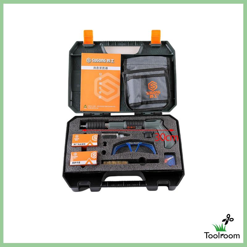 Máy Đóng Đinh Mini Yên Tĩnh Lắp Đặt Cửa Sổ Bằng Kim Loại