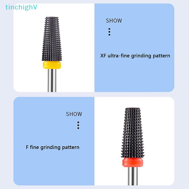 Đầu Mài Đánh Bóng Móng Tay Bằng Sứ Màu Đen Chuyên Dụng