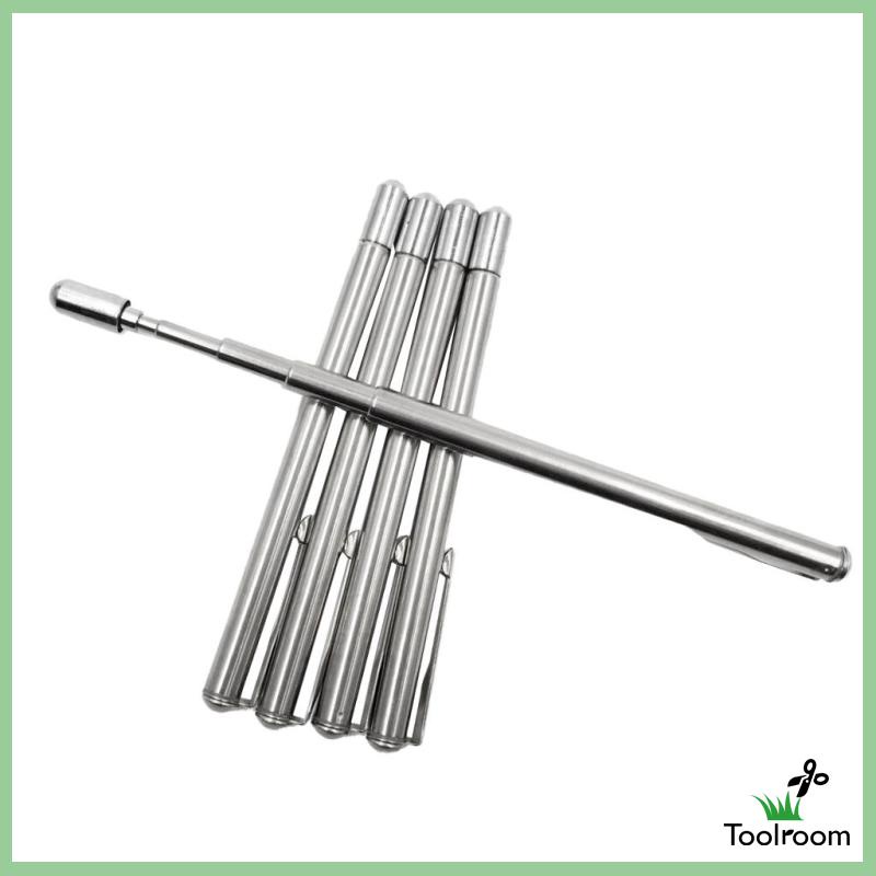 Set 5 Bút Bi Bằng Thép Không Gỉ Có Thể Thu Gọn Tiện Dụng