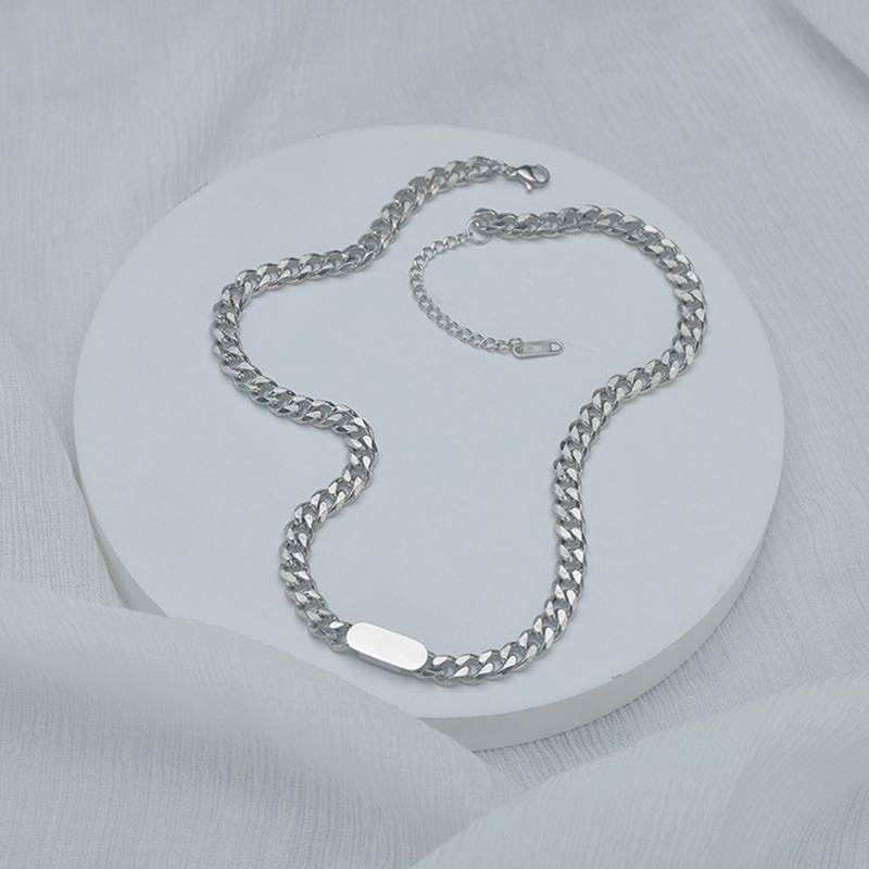 Ygt Vòng cổ Mặt Vuông Đơn Giản Phong Cách Hip Hop Cho Cặp Đôi