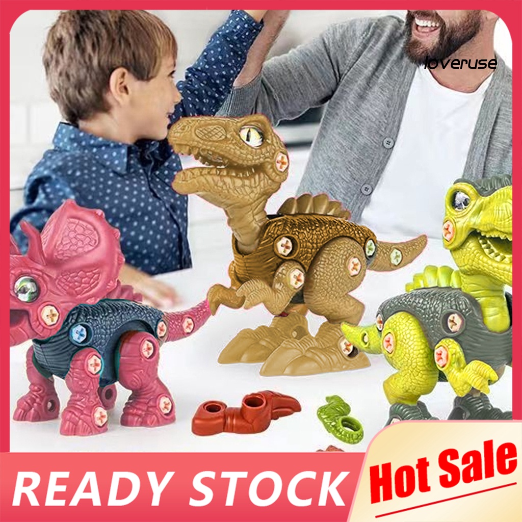 Set 2 Trứng Khủng Long Lắp Ráp Đồ Chơi Màu Sắc Sống Động Đa Năng