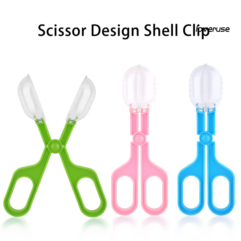 Kẹp Hình Bầu Dục Trong Suốt Gọn Nhẹ Tay Cầm Dài Chống Vỡ Cho Bé Trai