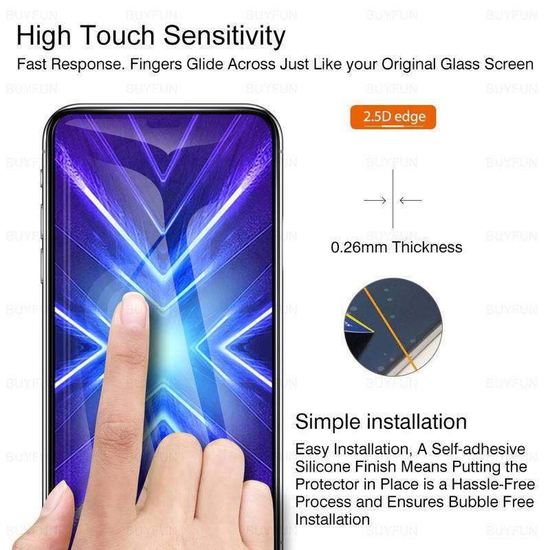 Set 2 Kính Cường Lực Bảo Vệ Toàn Màn Hình Cho Huawei Enjoy 60 50 Y20 20 Pro 20 SE 60x 50z Enjoy 20 10 Plus 20e 10s 10e 9s 9e 9 z