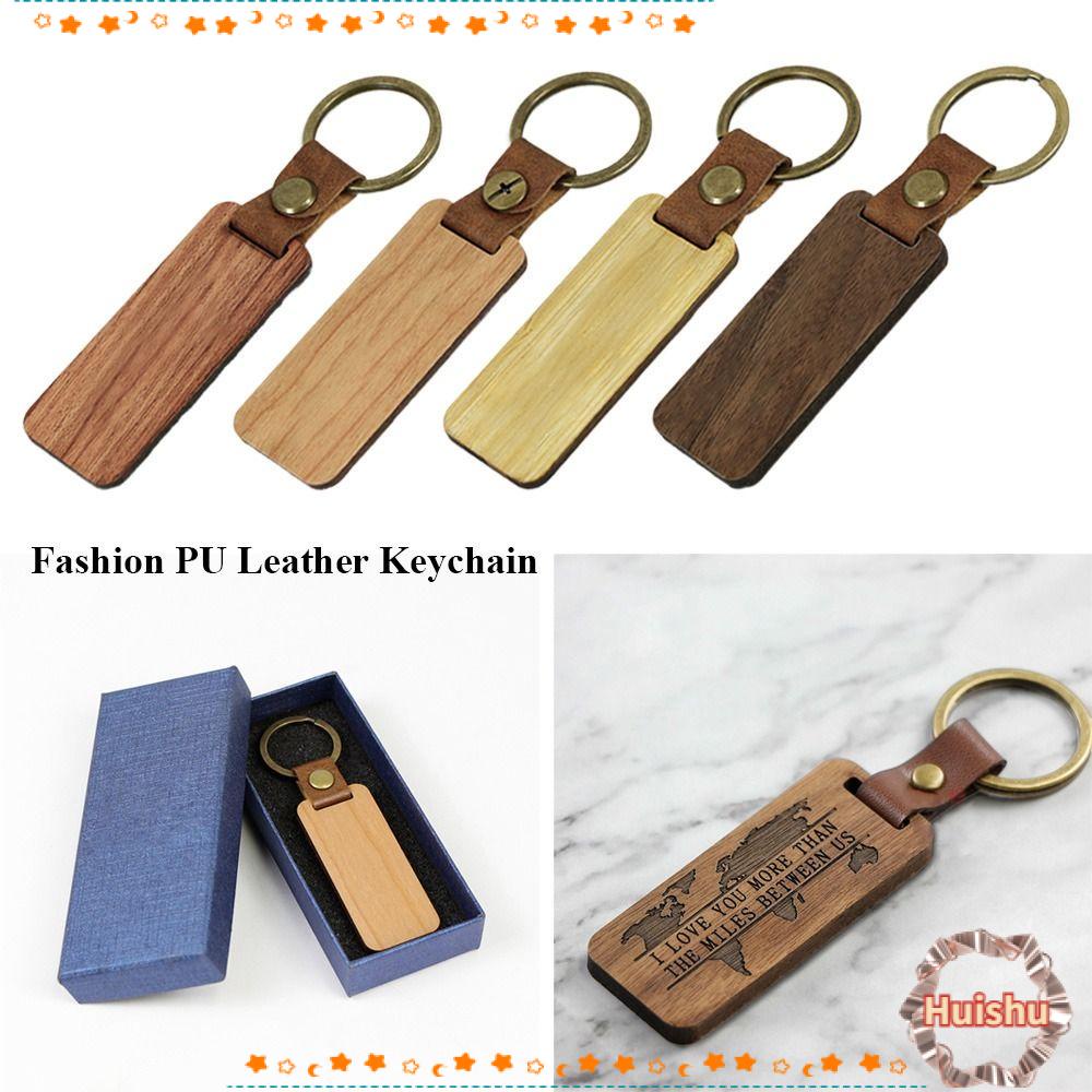 HS Móc Chìa Khóa Bằng Da PU Cho Xe Ô Tô