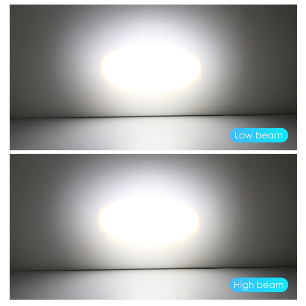 1 Đèn Pha H6 BA20D LED 3570 Chip H4 HS1 Ánh Sáng Trắng / Vàng Cho Xe Máy