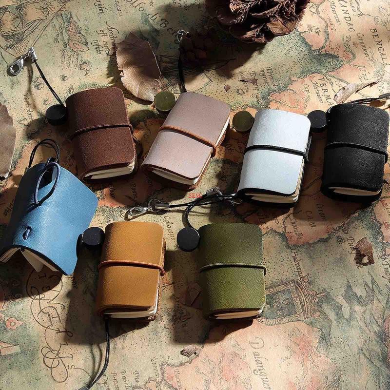 Seng Sổ Ghi Chú Bỏ Túi Bằng Da Dày Dặn Không Viền Dùng Hàng Ngày