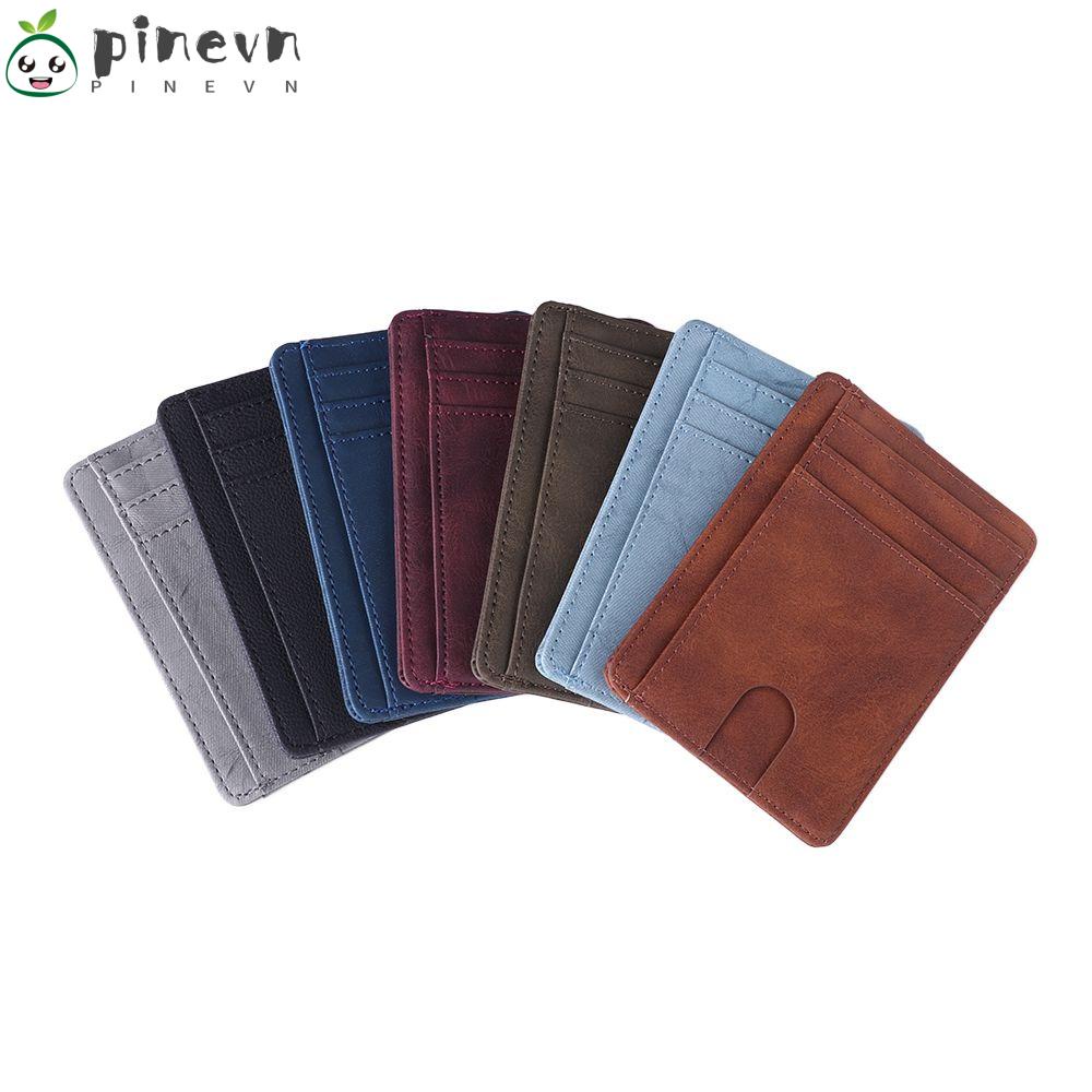 PINEVN Ví Mini Đựng Tiền Xu Và Thẻ Tiện Dụng Cho Nam Và Nữ