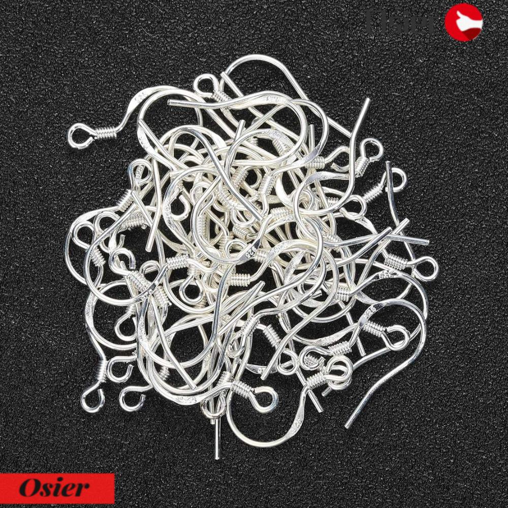 OSIER1 Khuyên Tai Dạng Móc Màu Bạc Dành Cho Nữ