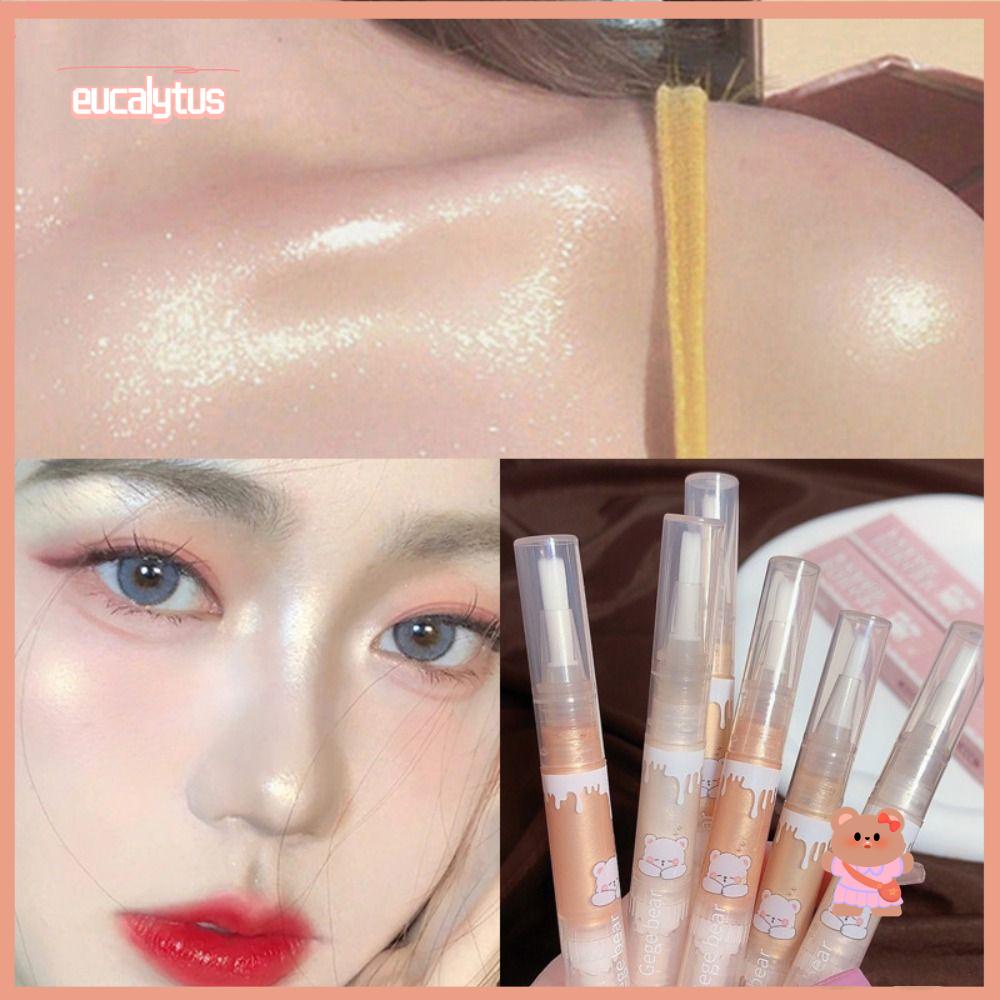 EUTUS Phấn Mắt Dạng Lỏng Ánh Nhũ Lấp Lánh Lâu Phai Kèm Cọ Tiện Dụng