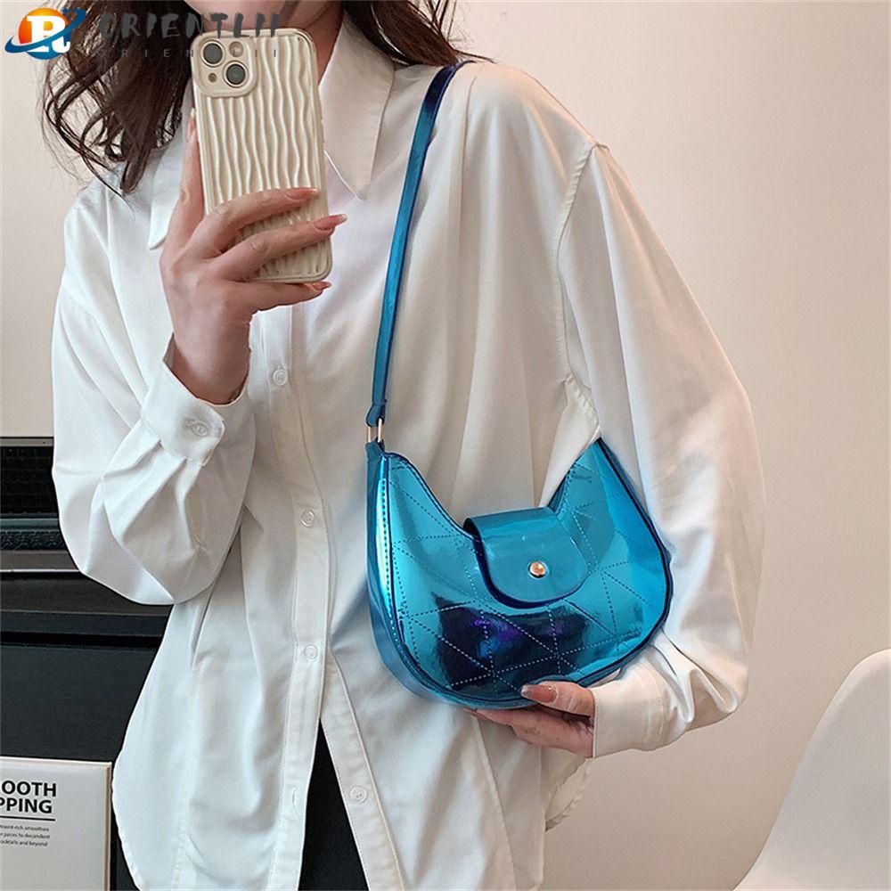 ORIENTLII Túi Đeo Vai / Kẹp Nách Chất Liệu Da PU Đa Năng Cho Nữ