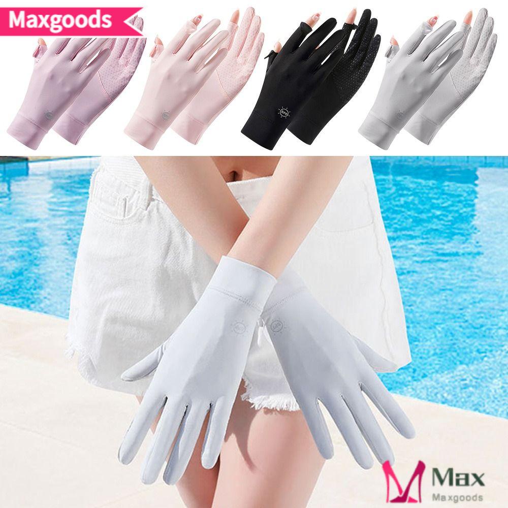 MAXG Găng Tay Nữ Chống Trượt Chống Tia UV