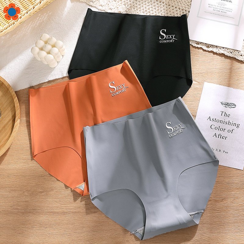 Quần Lót Cotton Lụa Thoáng Khí Plus Size Cho Nữ