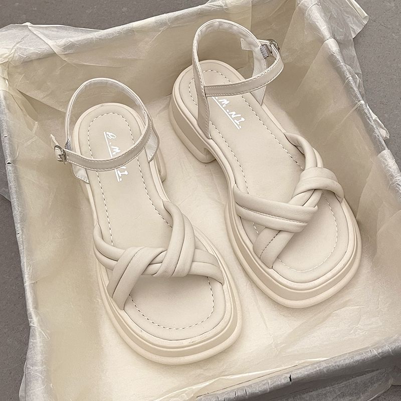 FEIJIANU dép sandal nữ giày sandal nữ dép đế cao đi biển Thoải Mái Xinh Xắn 28Z23071319