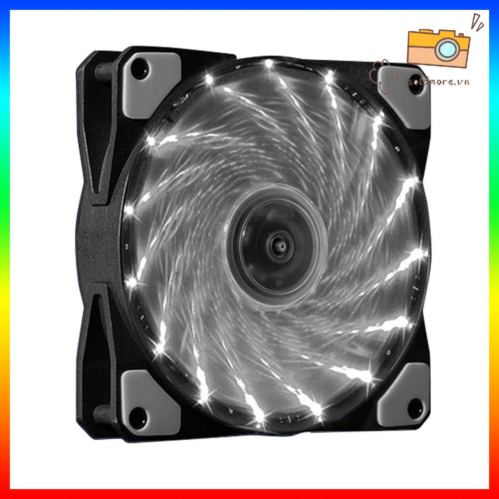 RGB PC Case Người Hâm Mộ Máy Tính Làm Mát 15 Đèn Streamer 12025 Khung Xe Quạt 120 Mm RGB LED PWM đèn Quạt Tản Nhiệt