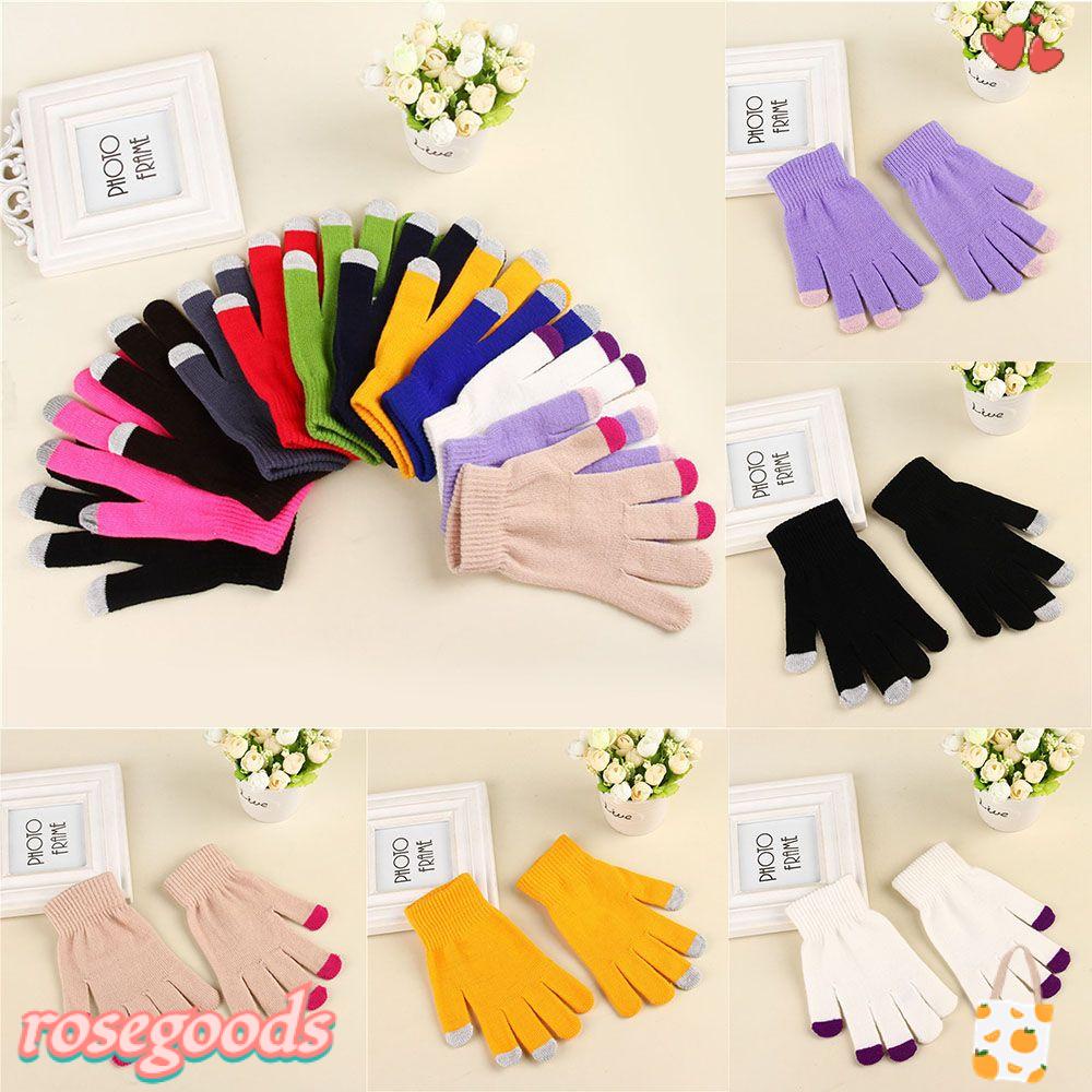 ROSE Toàn Bộ Găng Tay Lái Xe Giữ Ấm Cảm Ứng Màn Hình