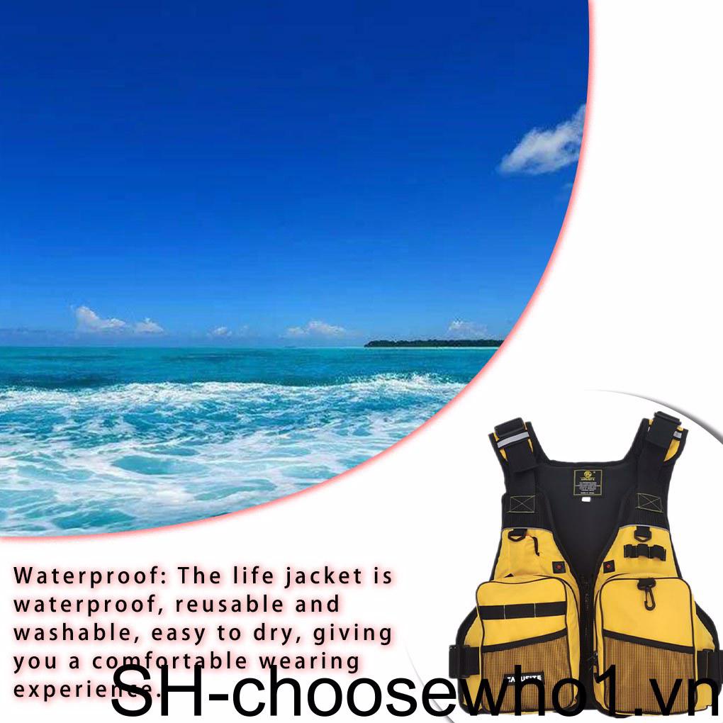 (runbu) Áo Phao Cứu Sinh Di Động Kèm Còi Thổi Trơn Làm Bằng Nước Thể Thao Khẩn Cấp Cho Hoạt Động Lặn Dưới Nước