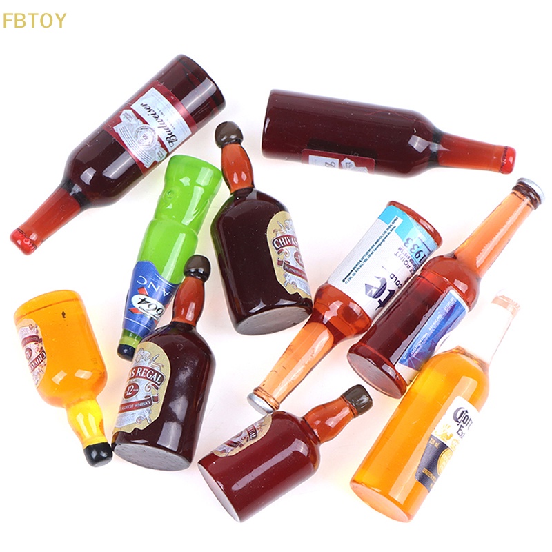 Set 10 Ly Rượu Mini Tỉ Lệ 1: 12 Cho Nhà Búp Bê