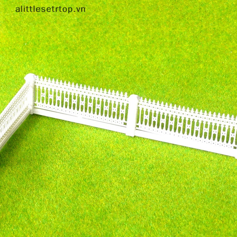 Alittlesetrtop 1/100 quy mô 1m hàng rào tấm cát thu nhỏ sân hàng rào mô hình lan can trang trí.