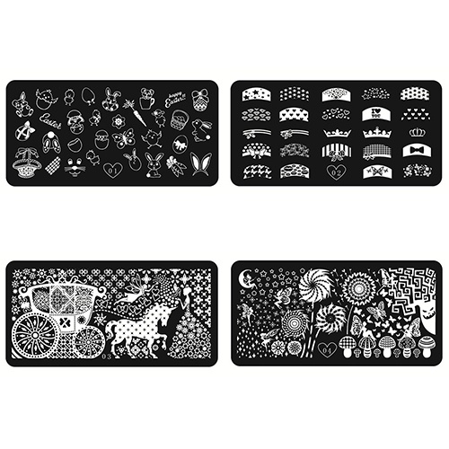 Gm Khuôn In Hình Trang Trí Móng Tay Nghệ Thuật DIY