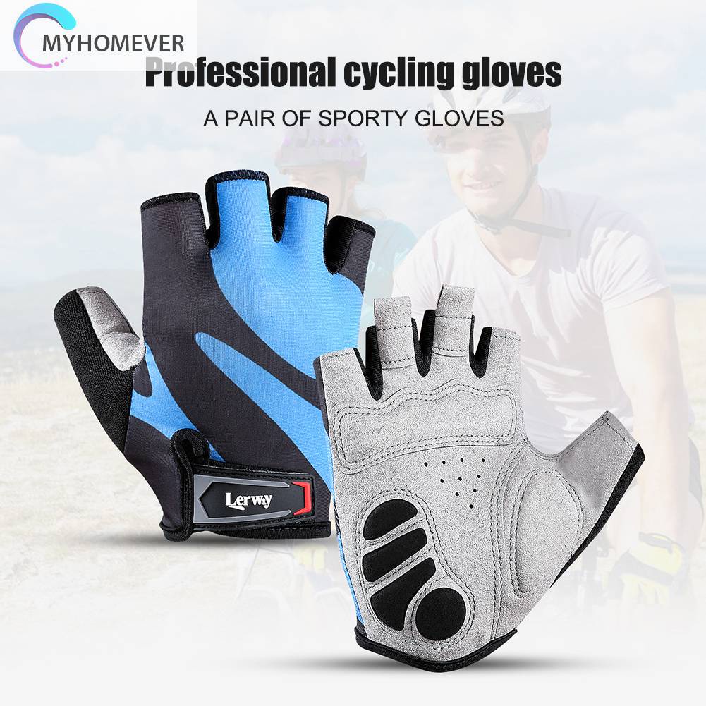 Găng Tay Thể Thao Hở Ngón Mềm Mại Thoáng Khí Lycra