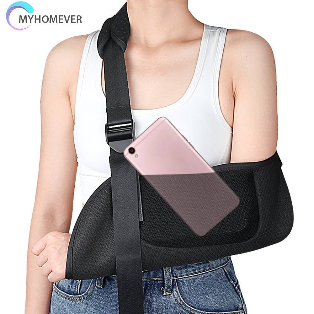 Đai Đeo Cánh Tay / Vai Mềm Mại Thoáng Khí Có Thể Điều Chỉnh Kèm Túi Đựng Tiện