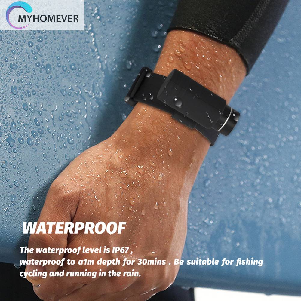 Vòng Tay Đèn Cắm Trại Chống Nước 200LM Type-C USB 230mAh