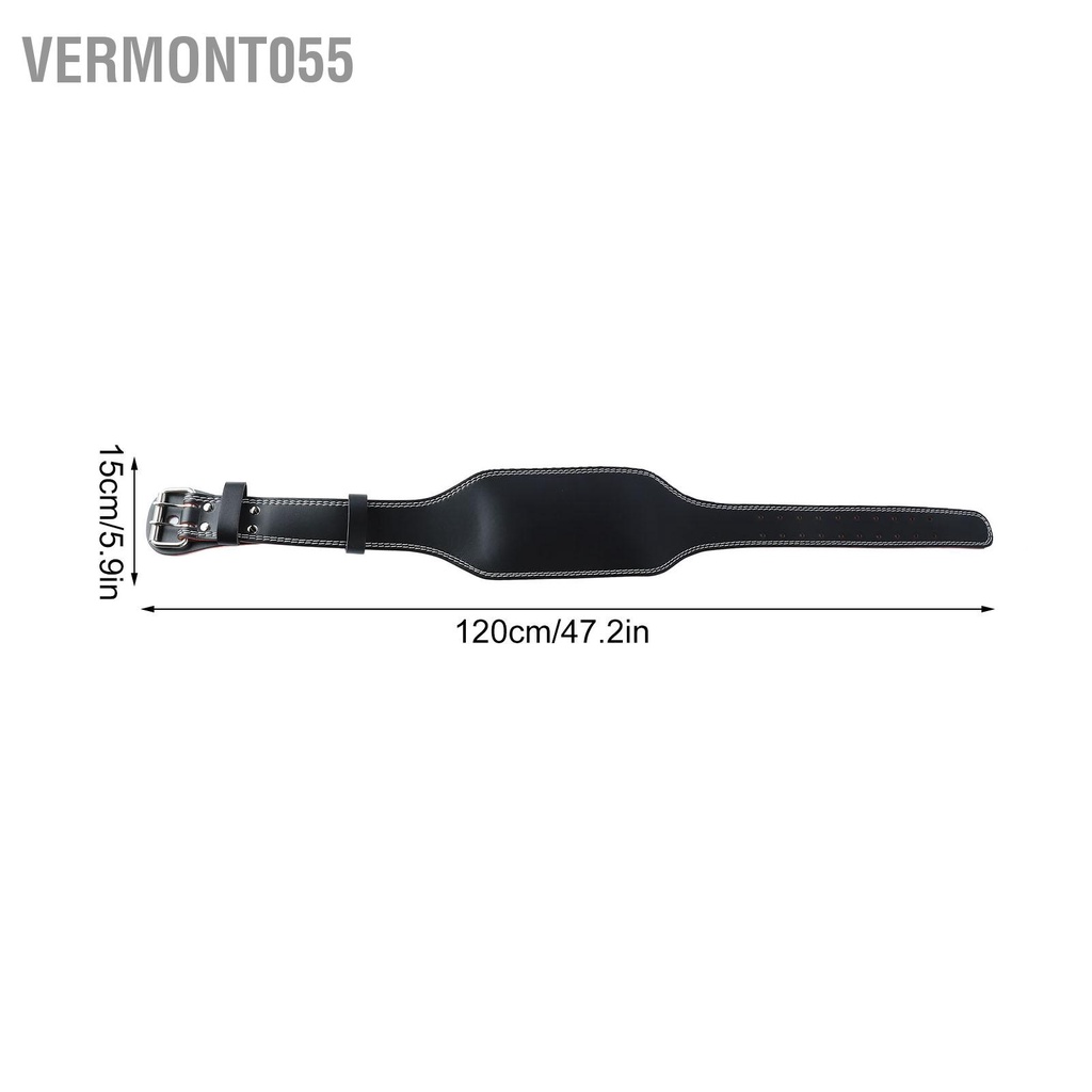 Vermont055 Đai nâng tạ PU Sponge Pad Hỗ trợ mạnh mẽ tập luyện cử mềm cao 15cm