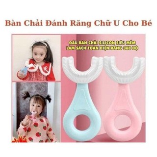[Ảnh thật] Bàn chảy đánh răng chữ U cho bé