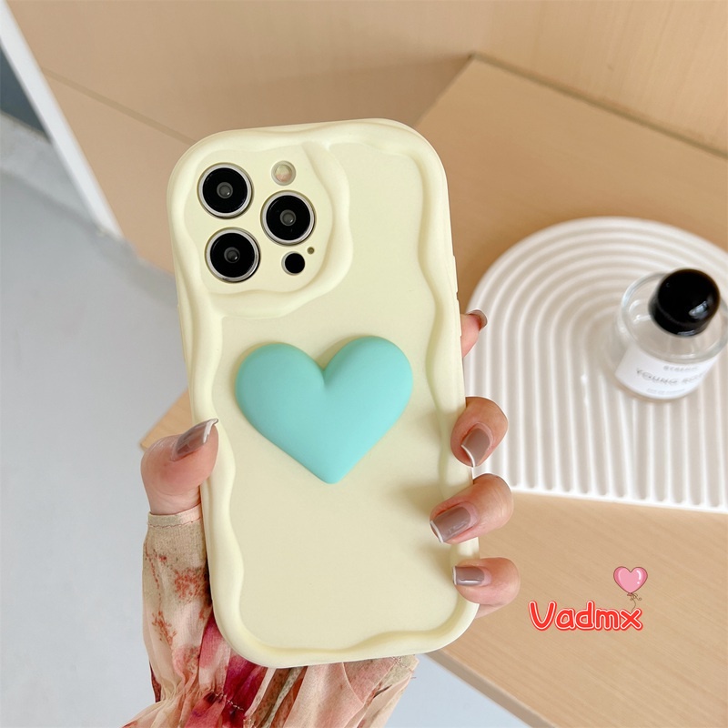 Ốp Điện Thoại Silicon Mềm Hình Trái Tim 3D Cho Samsung Galaxy S23 Ultra S23 Plus S23 + S22 + S22 Ultra S22 S21 Plus S21 Ultra S21 +