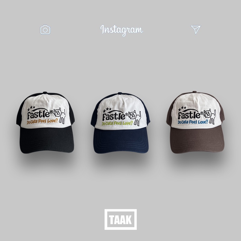 Mũ Lưỡi Trai Hình Mèo Dễ Thương Nhiều Màu Sắc Thời Trang Mùa Hè Phong Cách Hàn Quốc Cho Nam Và Nữ