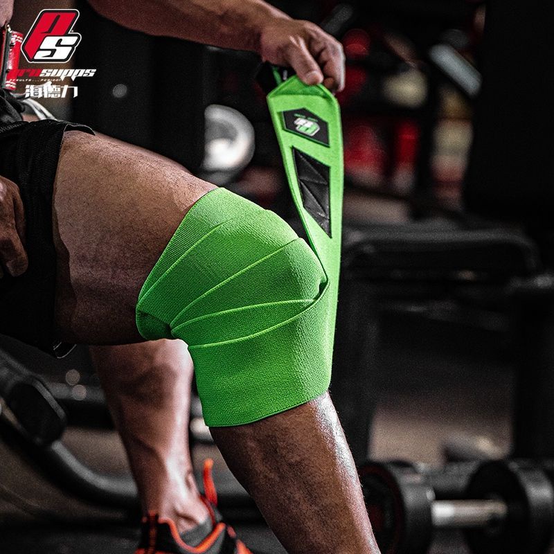 Băng Quấn Bảo Vệ Đầu Gối Co Giãn Hỗ Trợ Nâng Tạ / Tập Squat Cho Nam Và Nữ