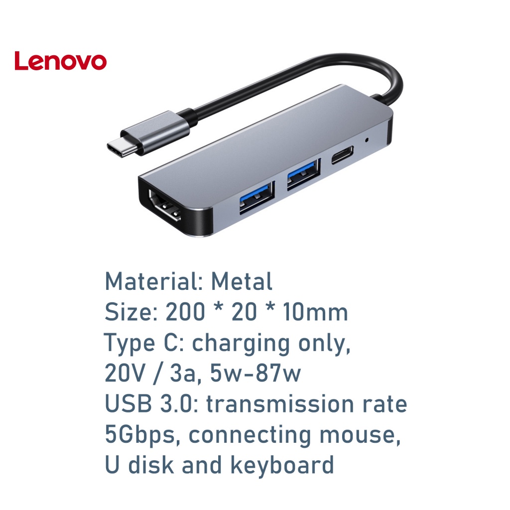 Bộ Chia Cổng USB 3.0 4 Trong 1 4K Độ Phân Giải Cao Cho Máy Tính