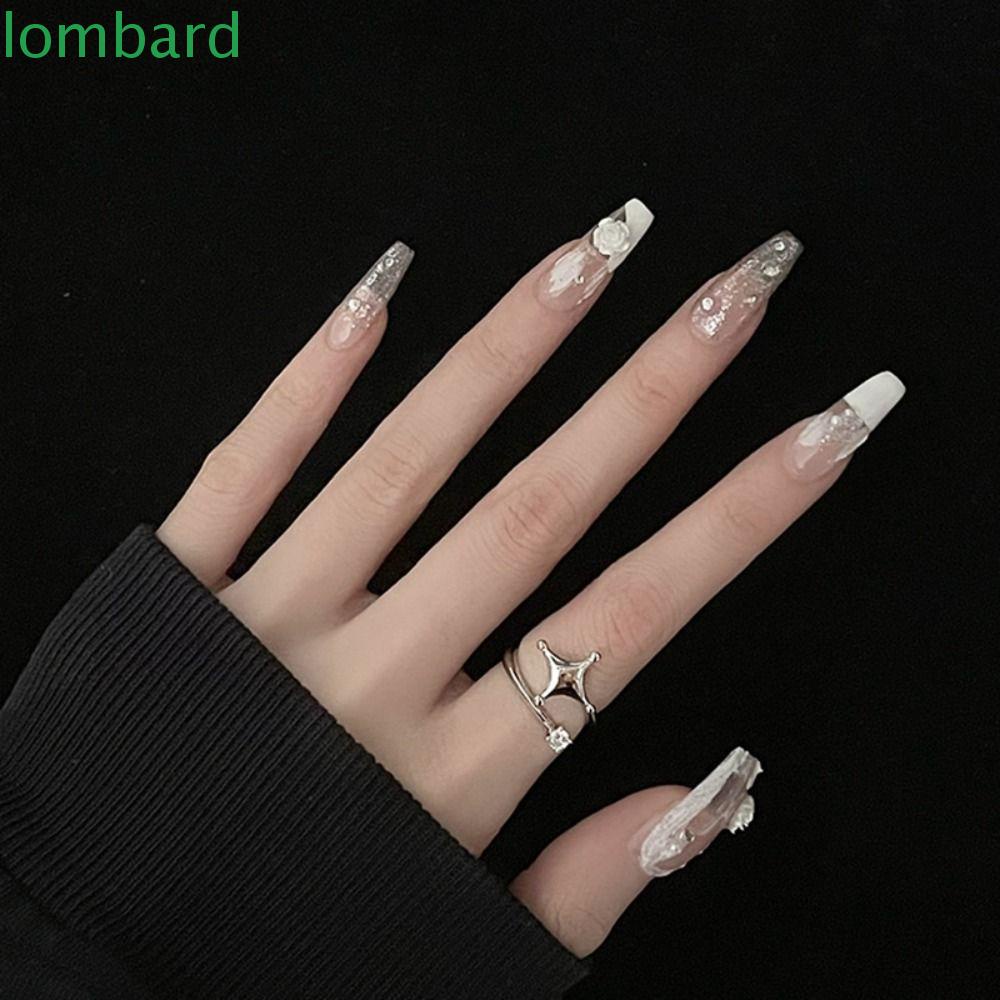 LOMBARD Nhẫn Hở Đính Đá Mặt Trăng Ngôi Sao Phong Cách Hàn Quốc Cho Nữ