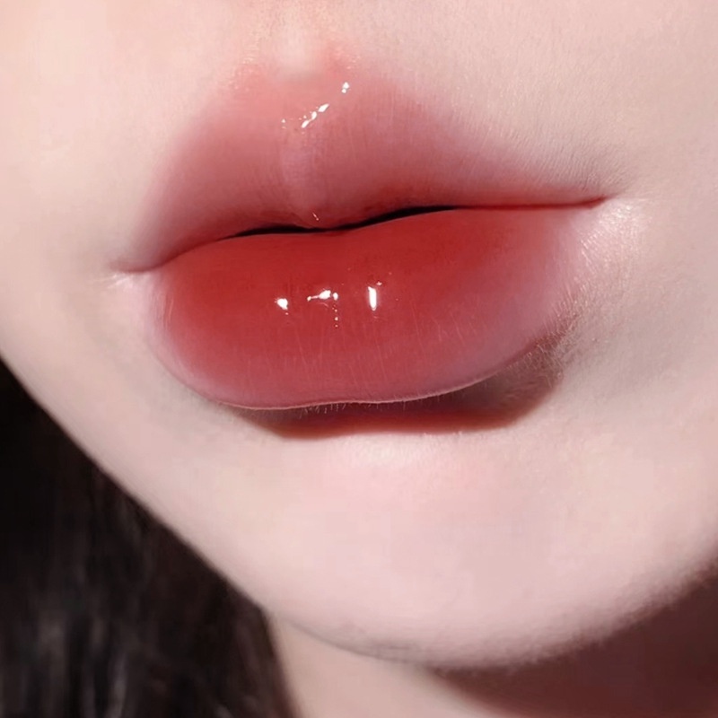 Son Kem Tint Bóng HERORANGE Bóng Thạch Căng Mọng Aqua Mirror Lip Glaze
