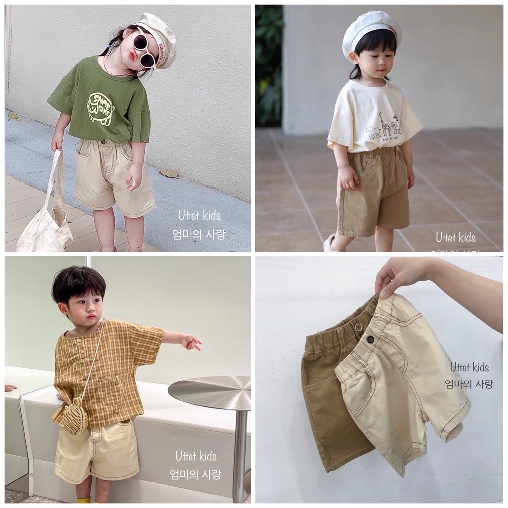 QUẦN SHORT PHONG CÁCH HÀN QUỐC CHO BÉ GÁI VÀ BÉ TRAI 044