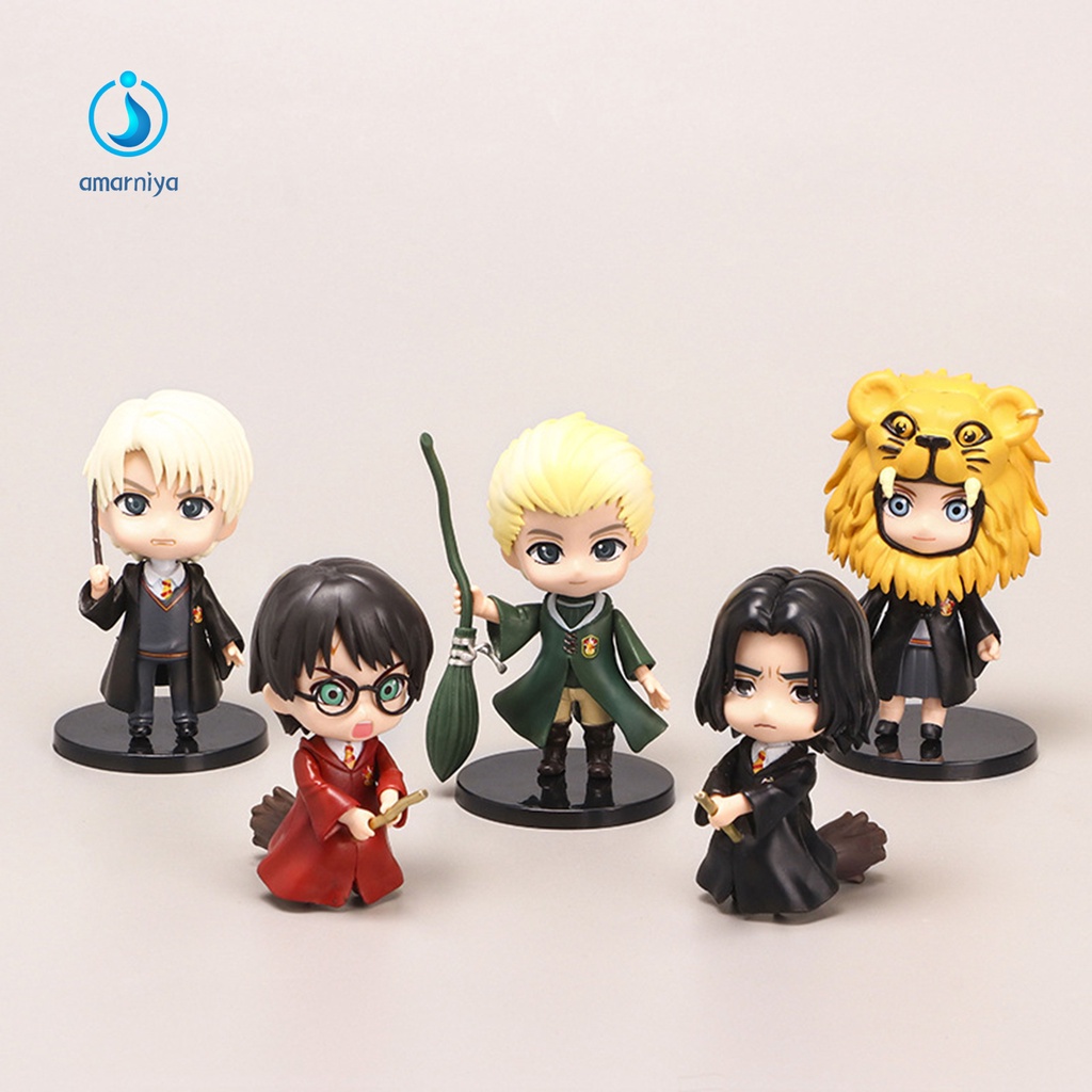 (Shop Amart) Bộ 5 Mô Hình Nhân Vật Harry Potter Trang Trí Quán Cà Phê
