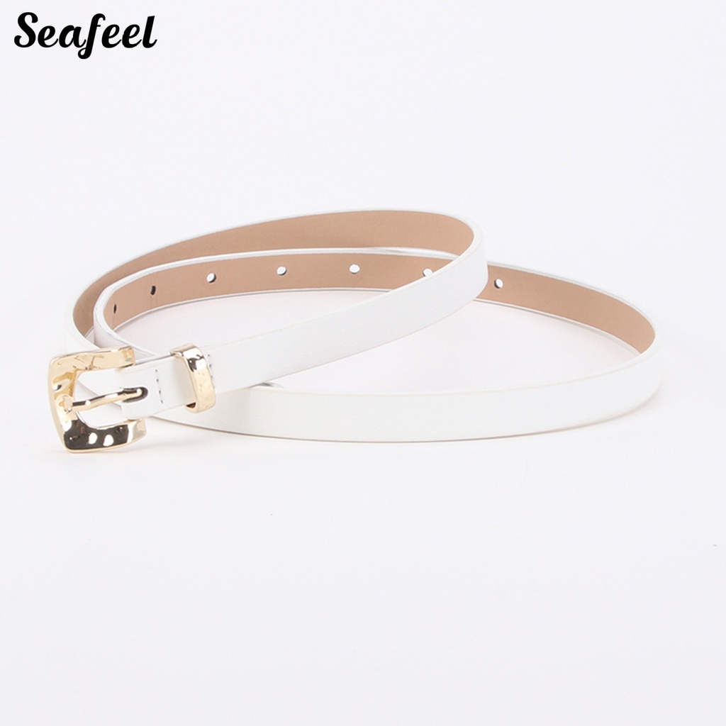 Thắt Lưng Da Nhiều Lỗ Cài Khóa Có Thể Điều Chỉnh Phong Cách Cổ Điển