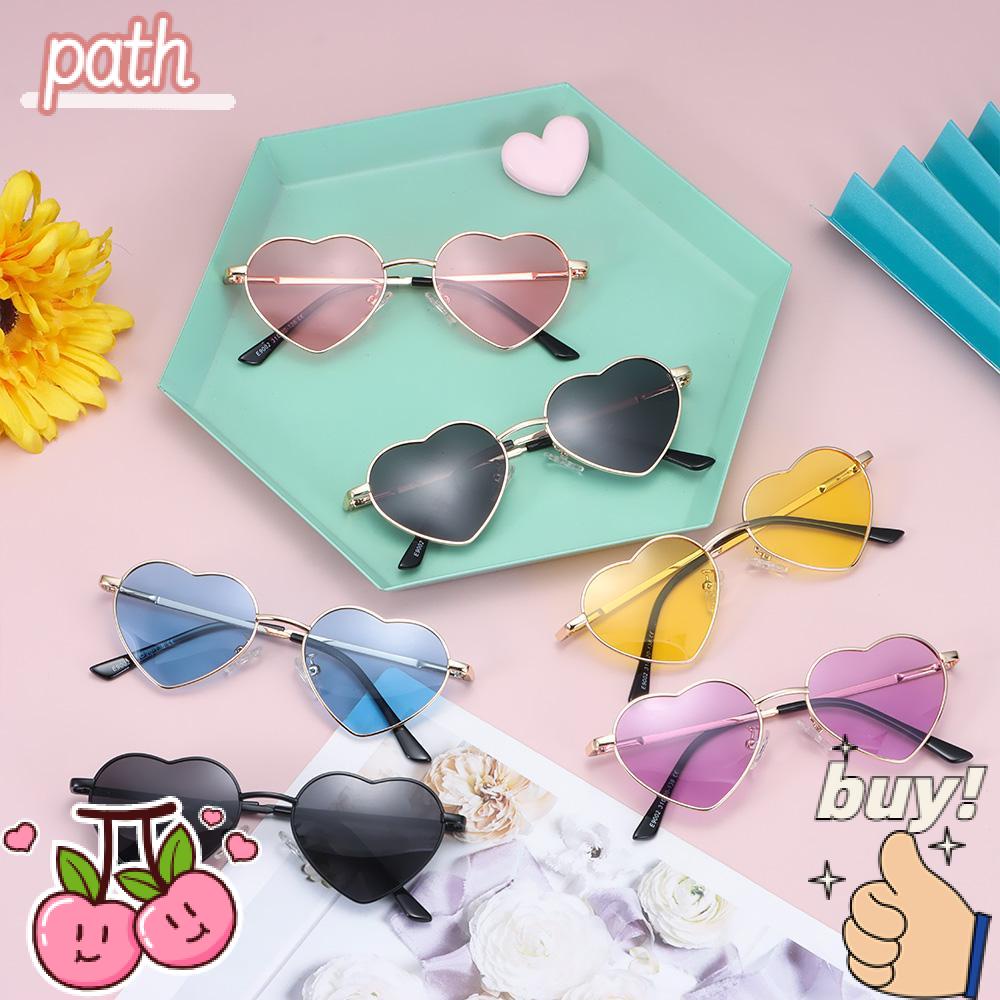 PATH Kính Mát Hình Trái Tim Dễ Thương Cho Bé Từ 5-10 Tuổi