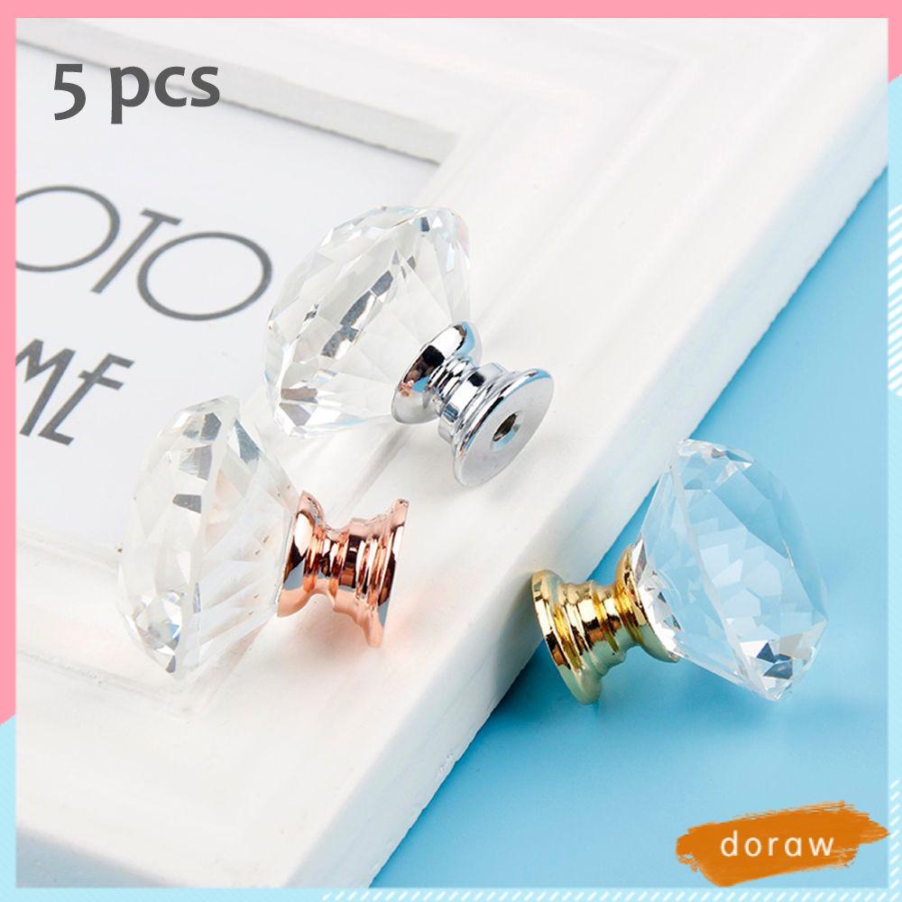 DORAW Bộ 5 Tay Nắm Ngăn Kéo Tủ Thời Trang 30mm