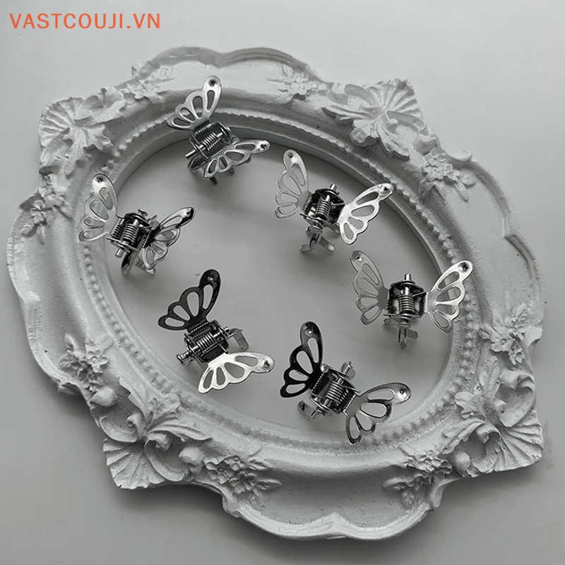 1 Kẹp Tóc Kim Loại Hình Bướm Rỗng Dễ Thương Cho Bé Gái