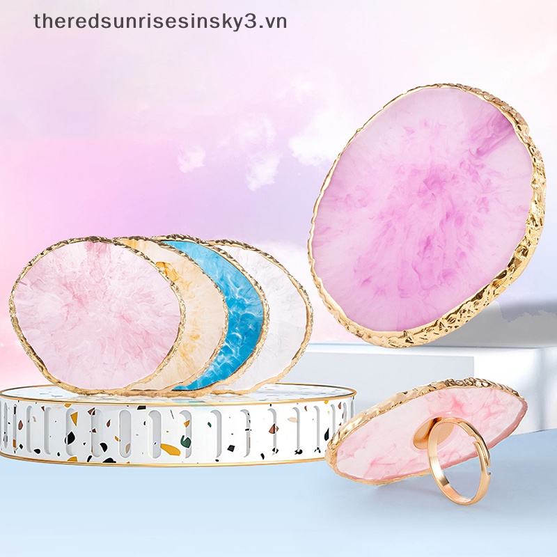 1 Nhẫn Đeo Ngón Tay Bằng Resin Thời Trang DIY