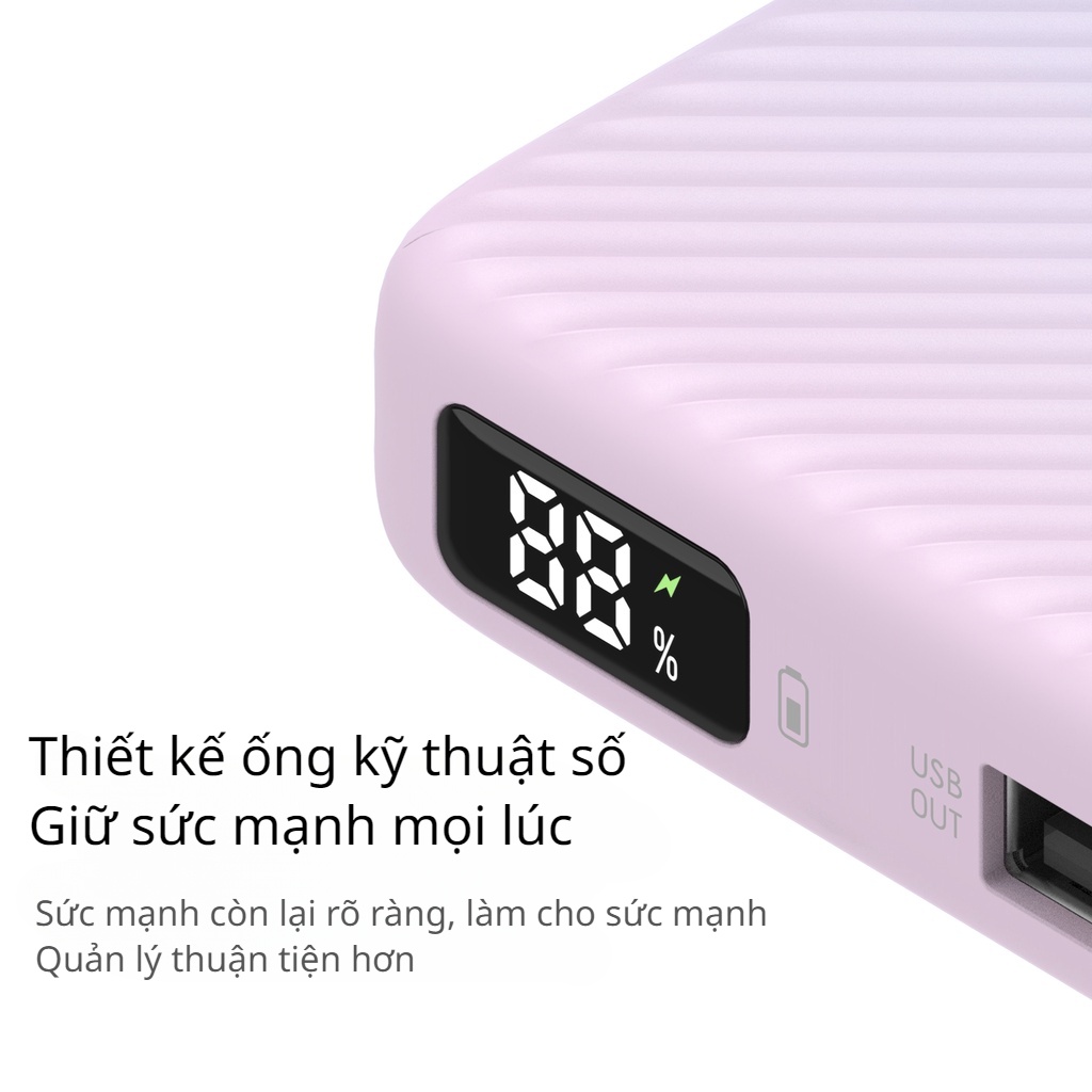 Sạc Dự Phòng Orsen E48 10000mAh QC 3.0 PD 20W Có Màn Hình LED Hiển Thị