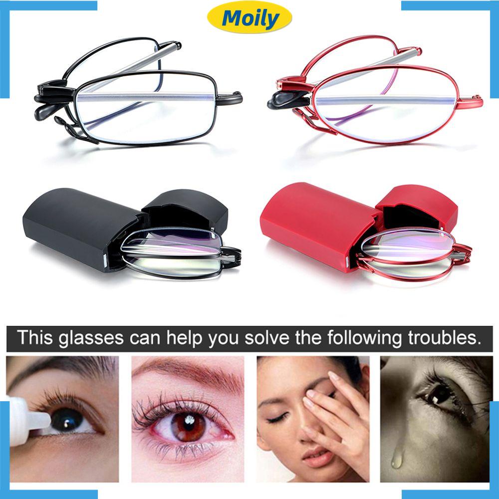 MOILYVN Kính Đọc Sách Gập Lại Được Cho Nam Và Nữ