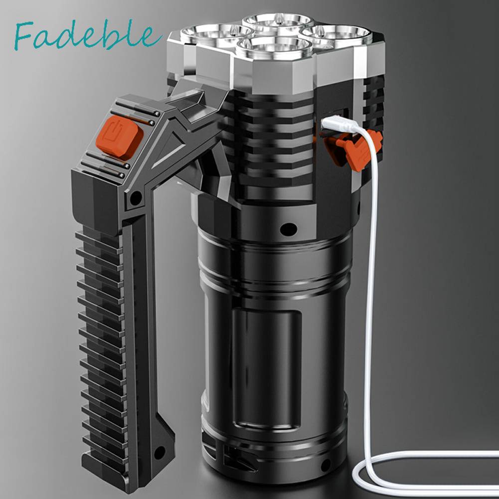 Đèn Pin Cầm Tay Chống Nước IPX4 Có Thể Sạc Lại Bằng Cổng USB