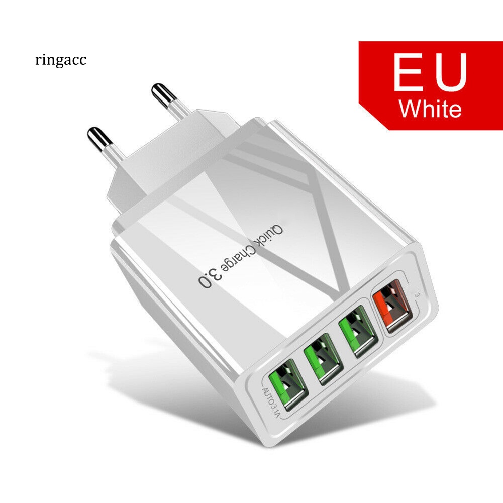 Cốc Sạc Nhanh 30 4 Cổng USB 31A Cho Điện Thoại Thông Minh